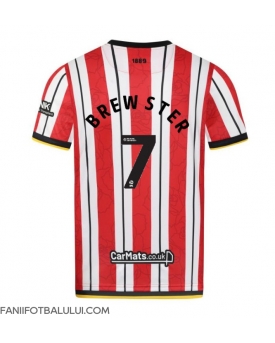 Sheffield United Rhian Brewster #7 Tricou Fotbal Replică 2024-25 Barbati Acasa